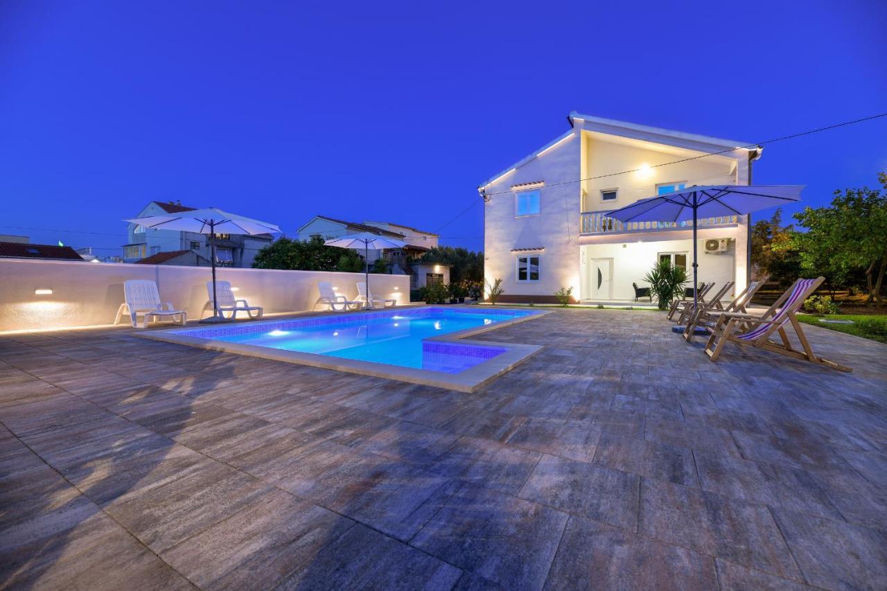 Апартаменти Pool House Luka Задар Екстер'єр фото